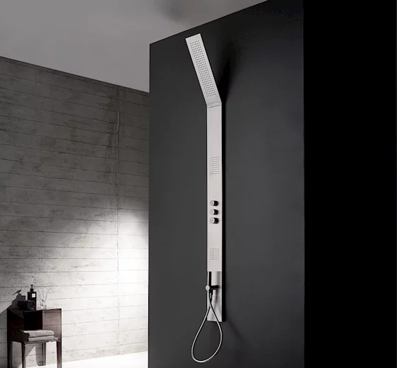OBLIQUA Inclined Built-in Shower Column