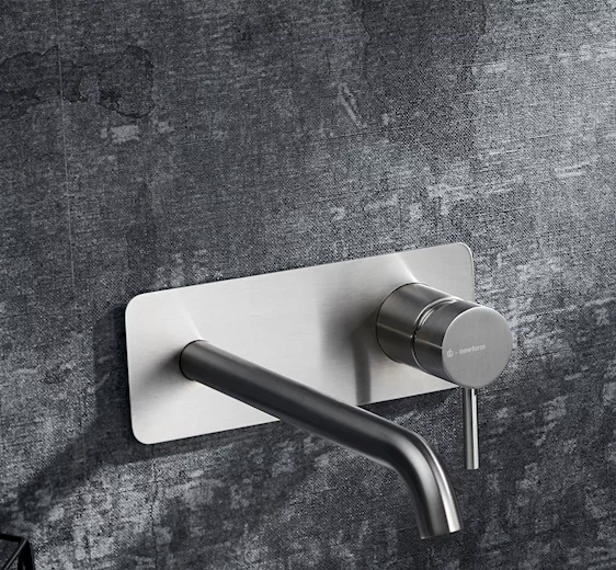 X-STEEL Wall Basin Mixer